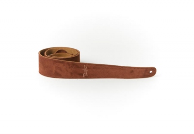 TAYLOR TL250-05  SUEDE GUITAR STRAP CHOCOLATE BROWN