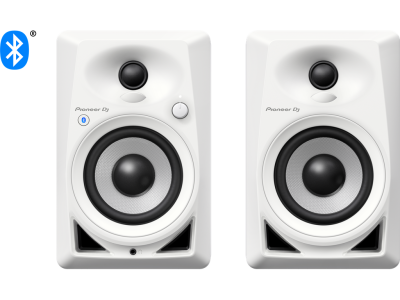 Pioneer Dj Dm40 Monitor Attivi la Coppia con Bluetooth Bianche