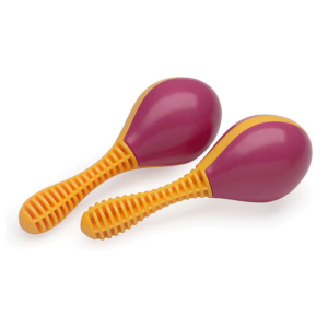Stagg Maracas Mini in Plastica Pink e Orange