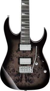 Ibanez GRG220PA1BKB Transparent Brown Black Burst
