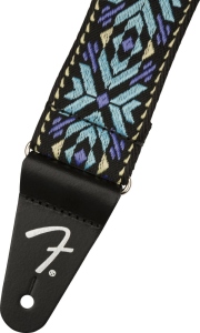 Fender Pasadena Woven Strap Blue Snowflake 2"