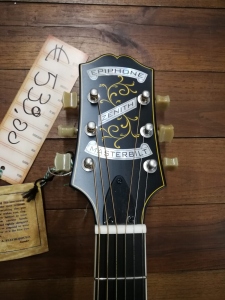 Epiphone Zenith F Hole Masterbild Vintage Sunburst