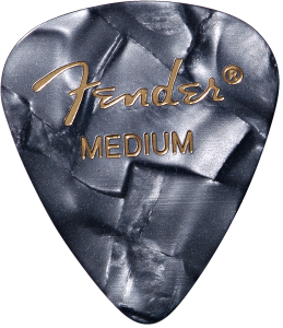 Fender Plettri 351 Black Moto Medium Pack 12 Pz