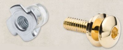 Taylor End Pin Gold