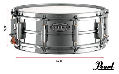 Pearl Rullante Sensitone Heritage Alloy Steel STH1450S 14X5