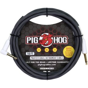 Pig Hog Hex Silent Cable 10Ft 3m Grey Dritto Pipa