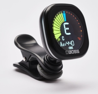 Boss Tu05 Clip On Tuner Accordatore Ricaricabile a Paletta
