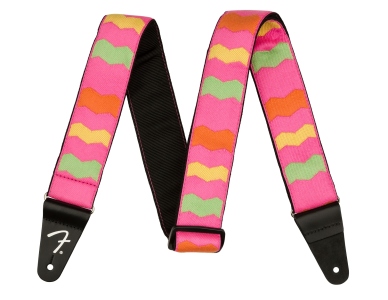 Fender MonoNeon Woven Neon Pink Strap