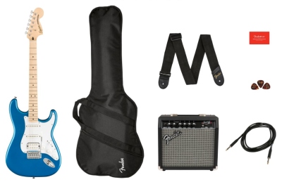 Squier Pack Affinity Staratocaster Hss Lake Placid Blue e Frontman 15G