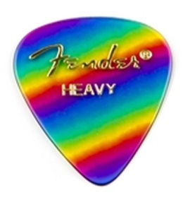 Fender Plettri 351 Misti Rainbow Heavy Pack 12 Pz