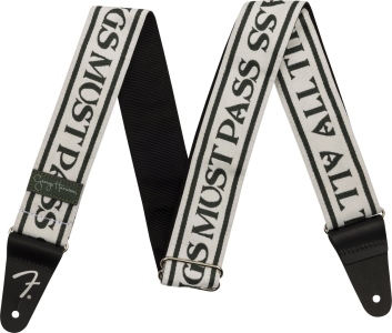 Fender Tracolla George Harrison All Things Must Pass Logo Strap White/Black 2'