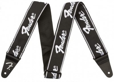 Fender Tracolla Running Logo Strap Black
