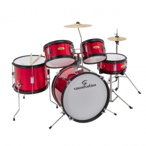 Soundsation Jdk100Mr Batteria Junior 5 Pz Metallic Red