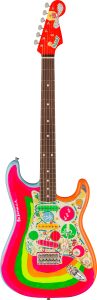 Fender George Harrison Rocky Stratocaster Rw Hand Painted Rocky Artwork