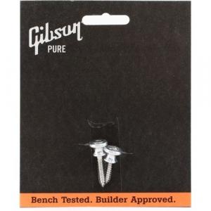 Gibson Strap Buttons Aluminium 2Pz