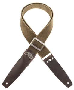 Magrabo 241140M SC Cotton Verde Oliva 5cm Tw Inkle Grigio Fibbia Recta Argento