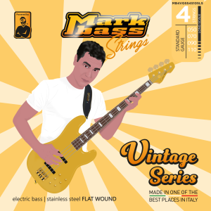 Markbass Electric Bass Steel Flat Wound 50-110