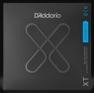 D'Addario Xt 12-53 8020 Bronze Muta Per Chitarra Acustica
