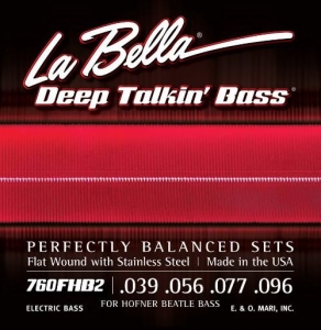 La Bella 0760Fhb2 Muta Per Basso Elettrico 4 Corde Lisce 39-96