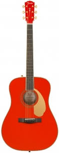 FENDER PM1E DREADNOUGHT LIMITED FIESTA RED