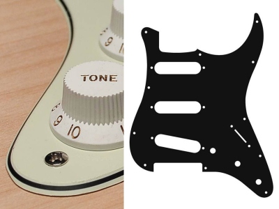 Boston Battipenna Per Chitarra Elettrica Sss 3 Strati mint green