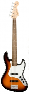 Squier Affinity Jazz Bass V Brown Sunburst