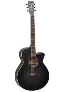 Tanglewood Blackbird Twbb Sfce Black Satin