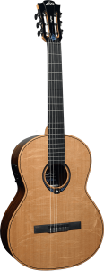 Lag CHV30E Chitarra Classica Elettrificata Natural con Astuccio