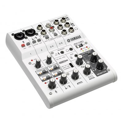 Yamaha Ag06 White Mixer Scheda Audio Usb