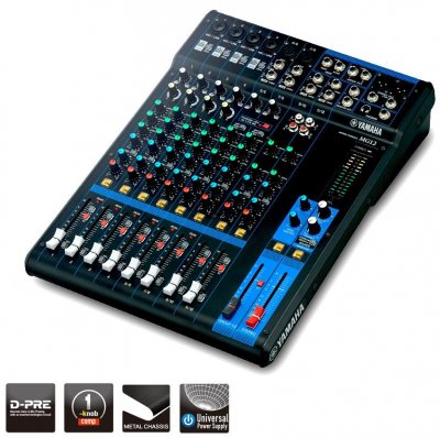 Yamaha Mg12 Mixer Analogico 12 Canali Senza Effetti