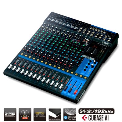 Yamaha Mg16Xu Mixer Analogico 16 Canali Con Effetti E Usb