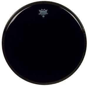 Remo Pelle Ambassador Ebony 14 Nera per tom e rullante