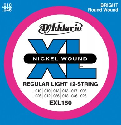 D'Addario Exl150  X Elettr.12C .010-.049