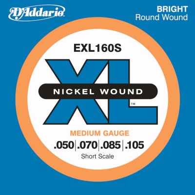D'Addario Exl160S Xl 50-105 Short Scale