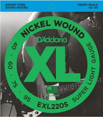 D'Addario Exl220S Short Scale 040-95