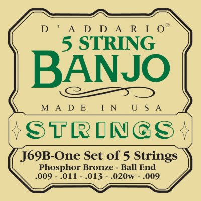 D'Addario J69B Muta Banjo