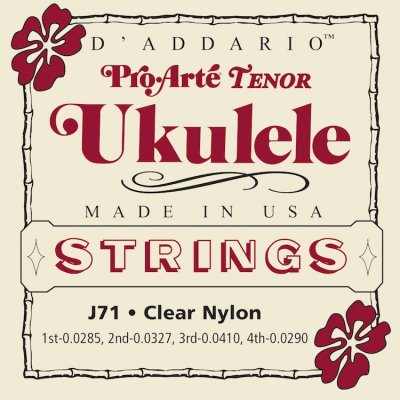 D'Addario J71 Muta Ukulele Tenore Pro Arte