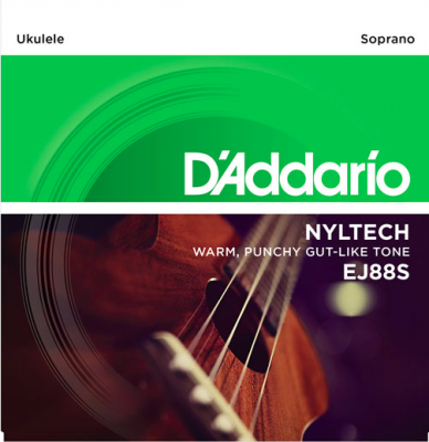 D'Addario Ej88S Muta Ukulele Soprano Nyltech