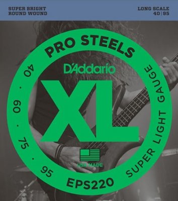 D'Addario Eps220 Super Light 40-95 Long Scale