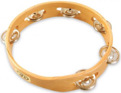 Lp Cp388 Tambourine Legno 8' Con Piattini