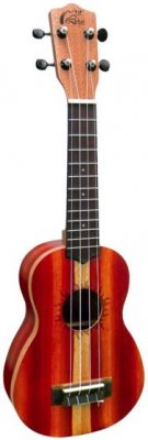 Leho Ukulele Tenore 2Tone Mahogany Con Custodia
