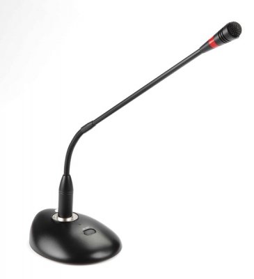 Proel Microfono Professionale da Tavolo con Anello Luminoso