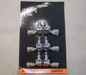 Gibson Vintage Nickel Machine Heads Pearloid Buttons Natural