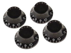 Gibson Top Hat Knobs Set Black