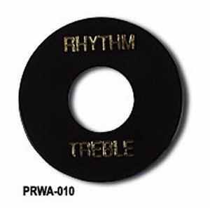 Gibson Switch Washer Black-Gold Imprinted Rhythm And Treble