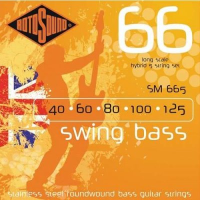 Rotosound Muta per Basso 5C Acciaio 40-125