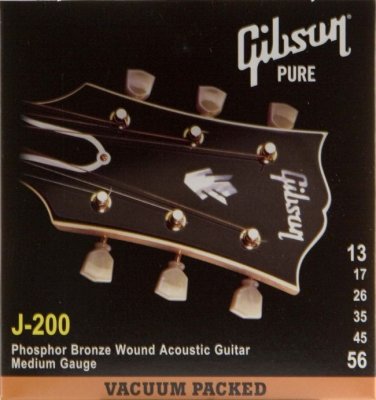 GIBSON J-200 DELUXE PHOSPHOR BRONZE ACOUSTIC 13-56