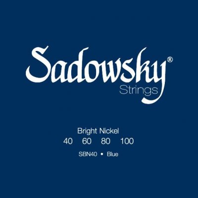 Sadowsky Blue Label Bright Nickel 4C 40-100