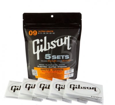Gibson 09-042 Brite Wires 5 Set Di Mute