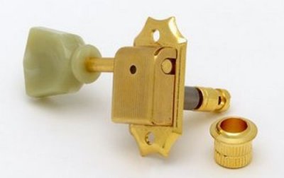 Allparts Meccanica 3+3 gold vintage Tk0735-002